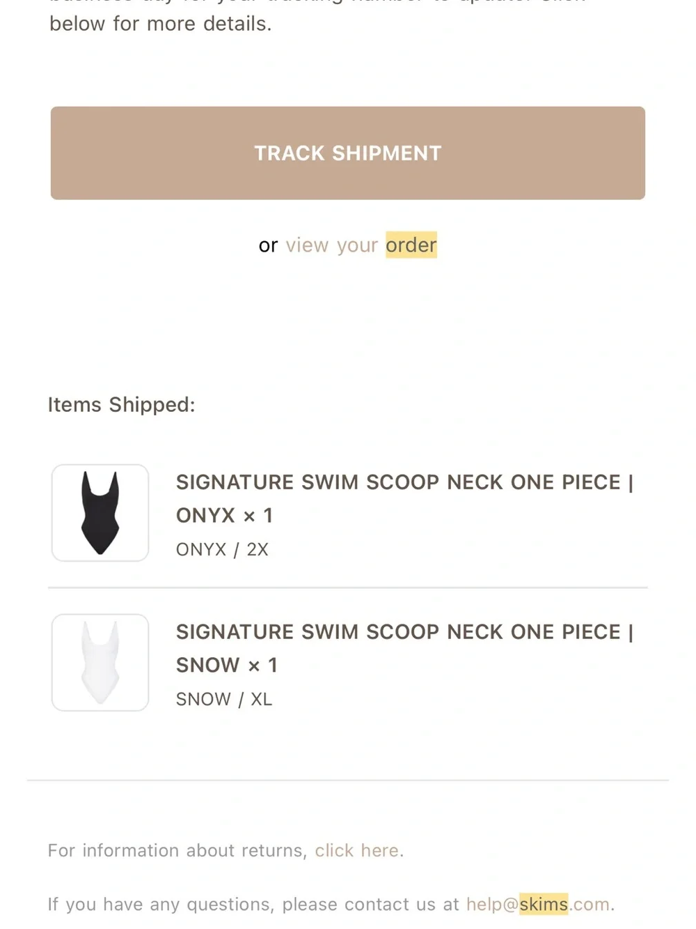 skims white signature swim scoop neck one piece XL